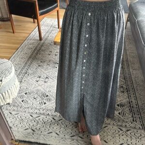 Long Printed Skirt